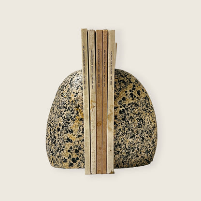 Dotted Bookend Pair - Brown