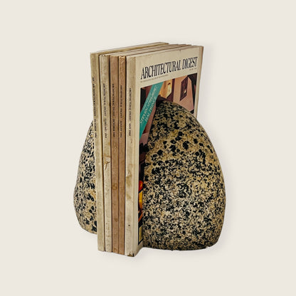 Dotted Bookend Pair - Brown