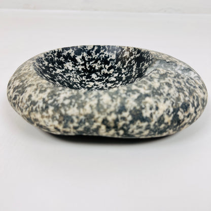 Black Splashed Ash Tray - Riverstone