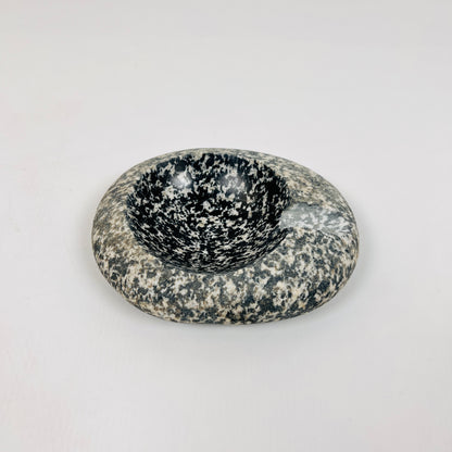 Black Splashed Ash Tray - Riverstone