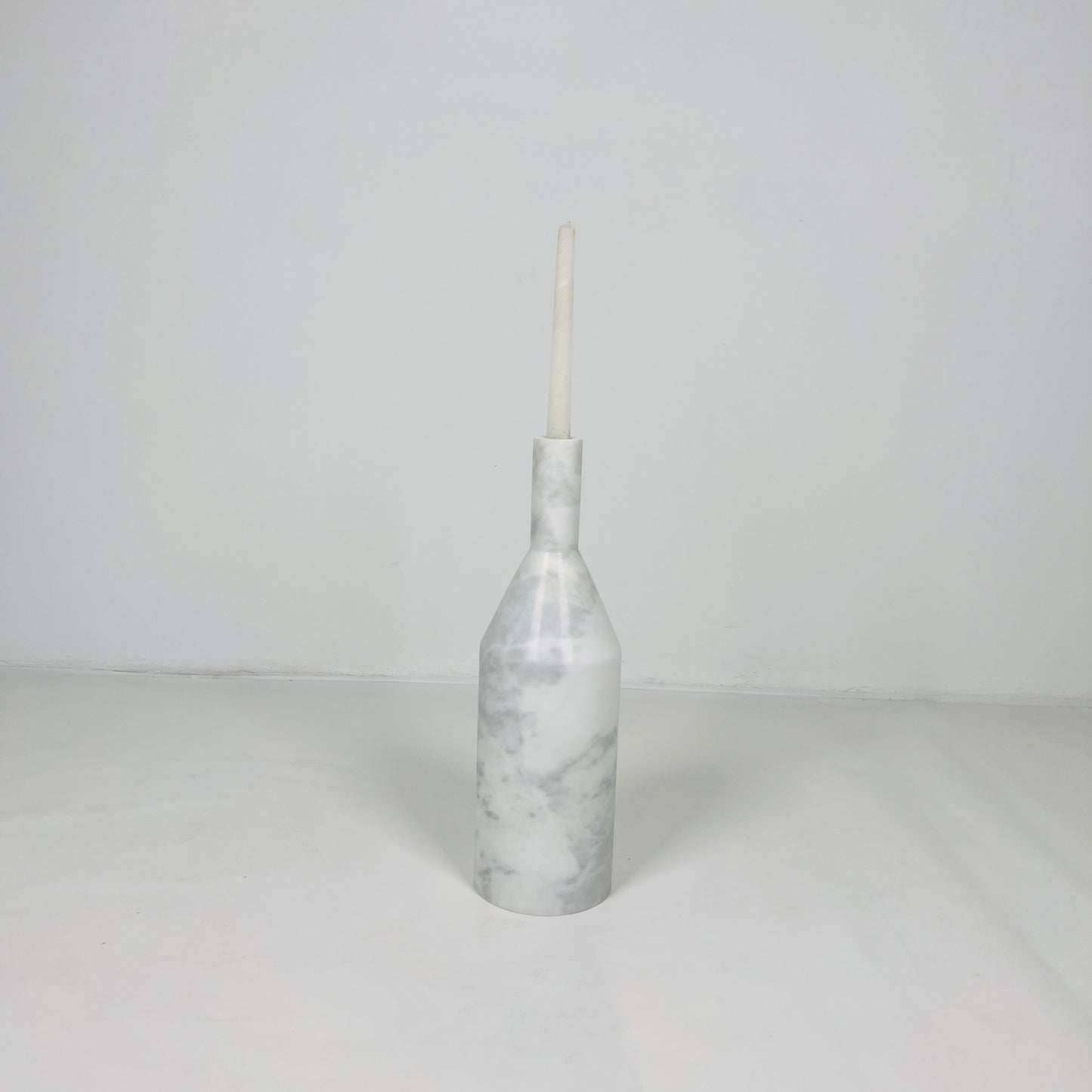 Bottle Candle Stand - Gray