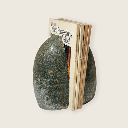 Streaked Riverstone Bookend Pair