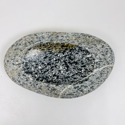 White lined Spotted Soap Dish - Riverstone