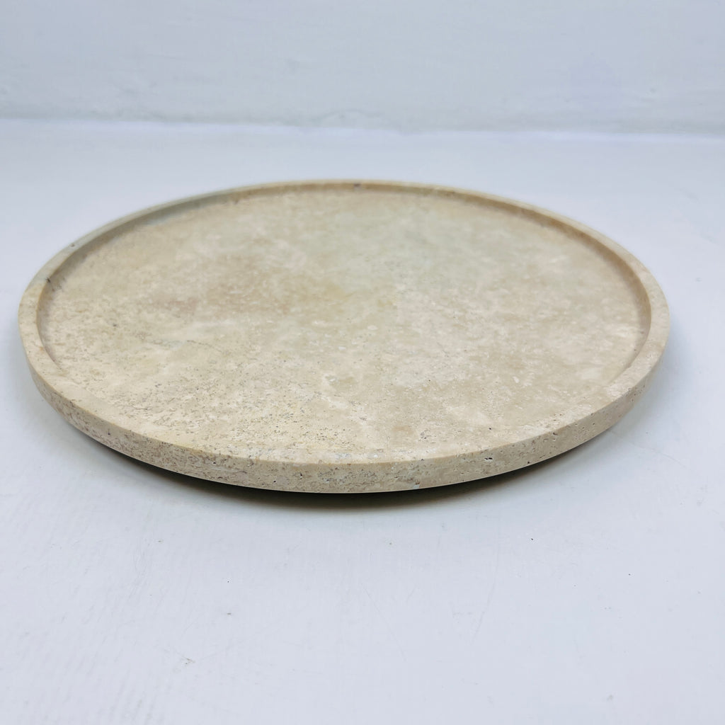 Light Travertine Plate