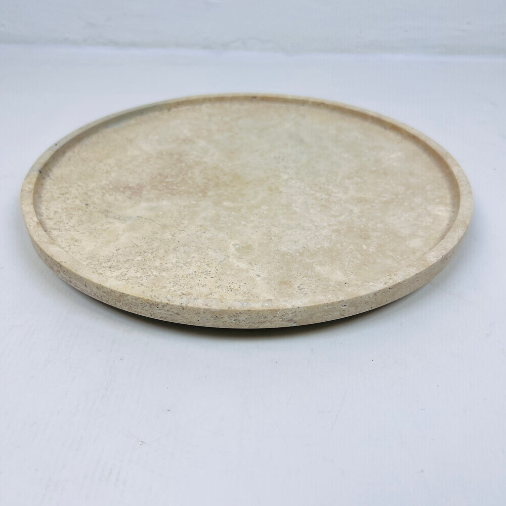 Light Travertine Plate