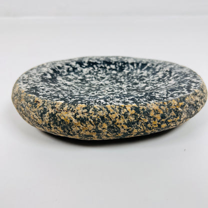 White Speckled Soap Dish - Riverstone