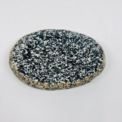 White Speckled Soap Dish - Riverstone