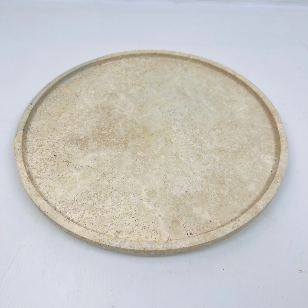 Light Travertine Plate