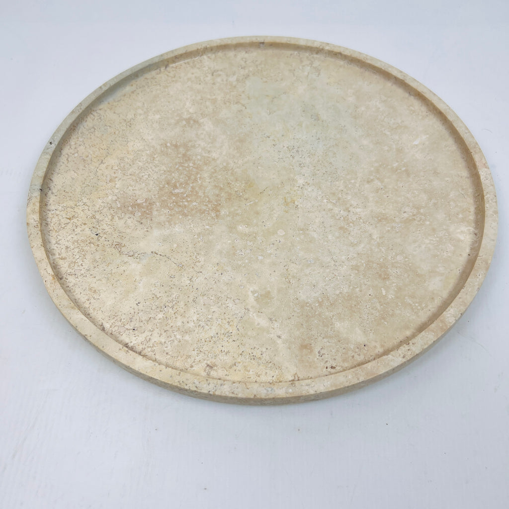 Light Travertine Plate