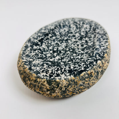 White Speckled Soap Dish - Riverstone