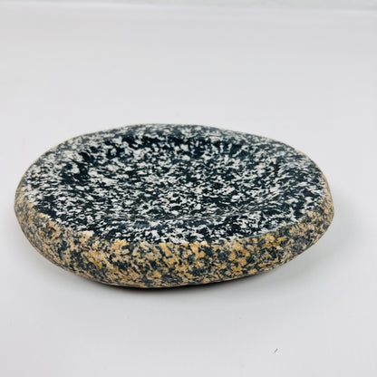 White Speckled Soap Dish - Riverstone
