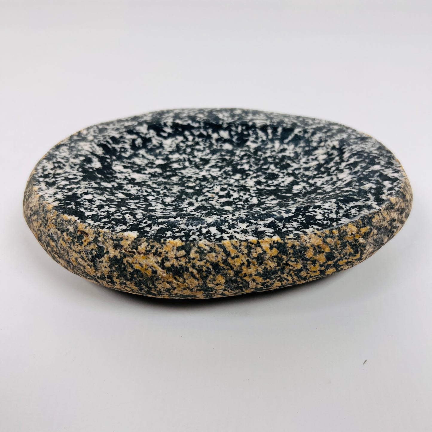 White Speckled Soap Dish - Riverstone