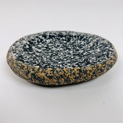 White Speckled Soap Dish - Riverstone