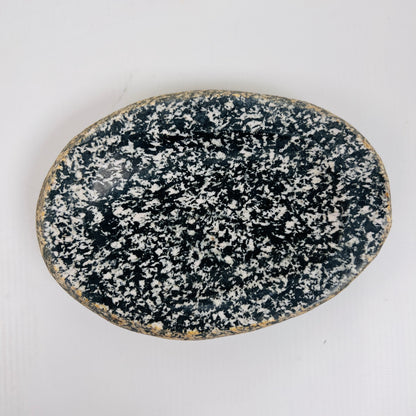 White Speckled Soap Dish - Riverstone