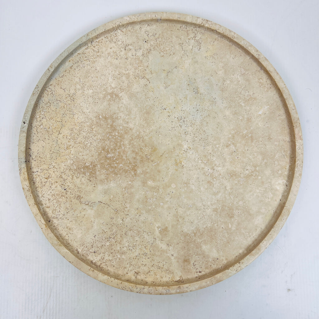 Light Travertine Plate