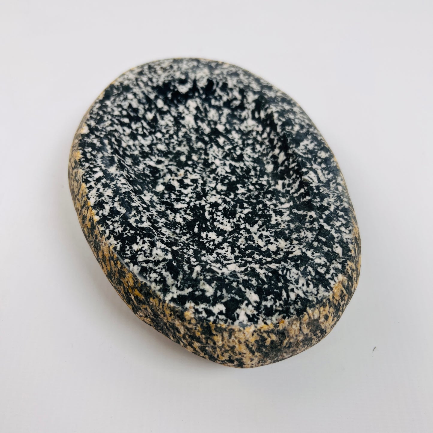 White Speckled Soap Dish - Riverstone