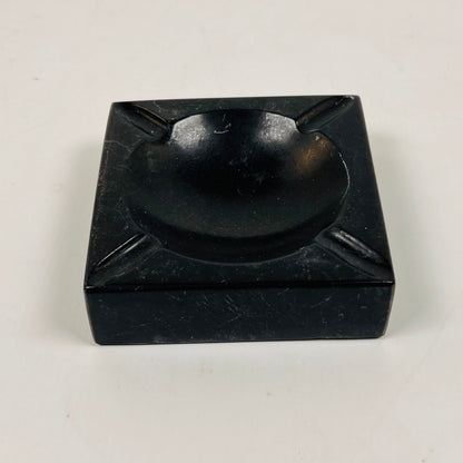 Square Marble Ash Tray - Black