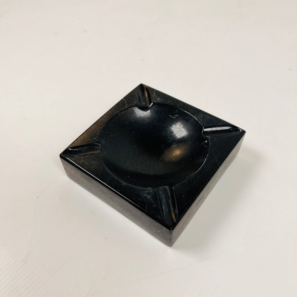 Marble Square Black Ash Tray