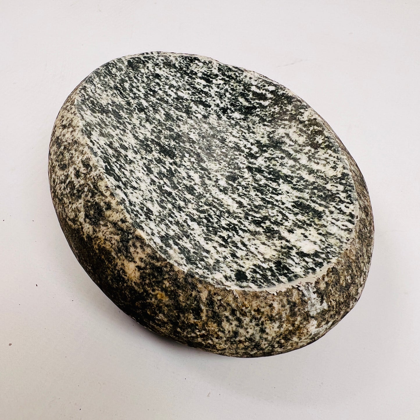 Peppered Spotted Soap Dish - Riverstone