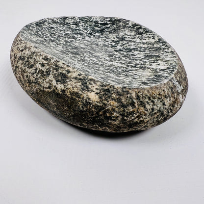 Peppered Spotted Soap Dish - Riverstone