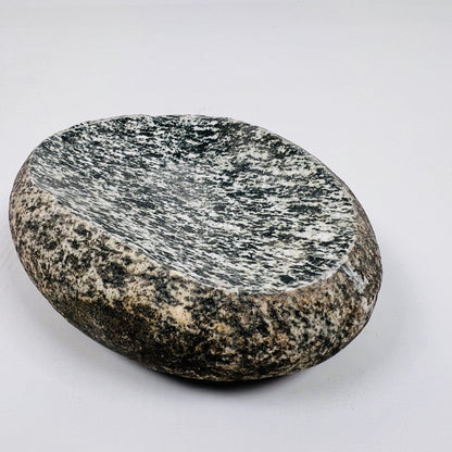 Peppered Spotted Soap Dish - Riverstone