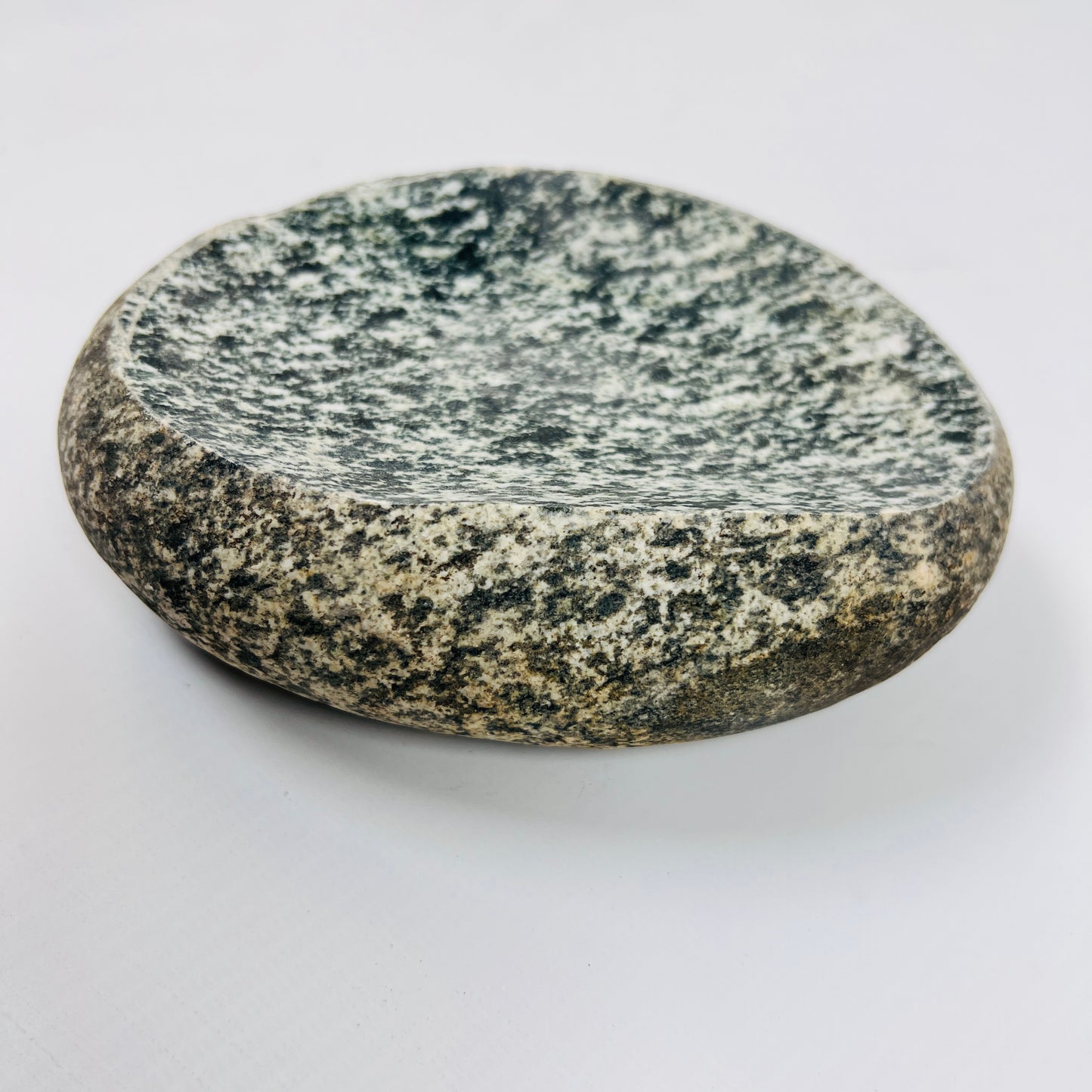 Peppered Spotted Soap Dish - Riverstone