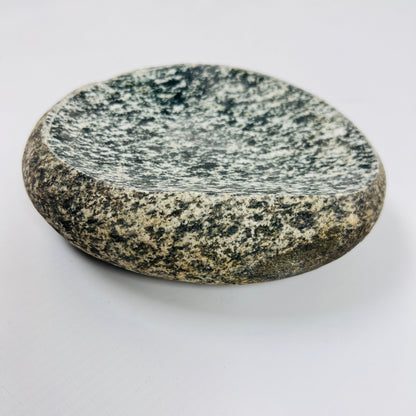 Peppered Spotted Soap Dish - Riverstone