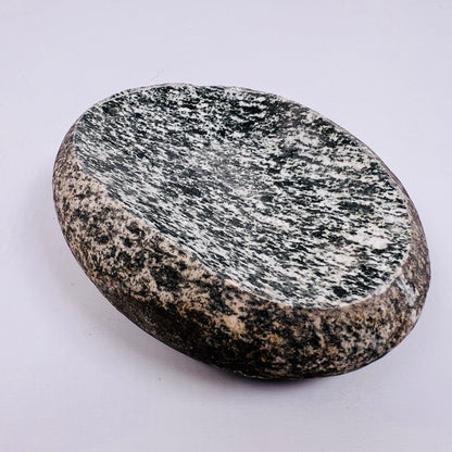 Peppered Spotted Soap Dish - Riverstone