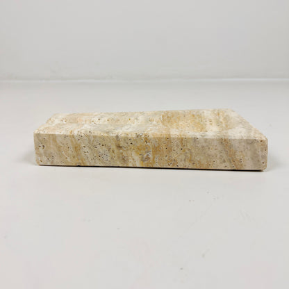 Minimal Marble Ash Tray - Travertine
