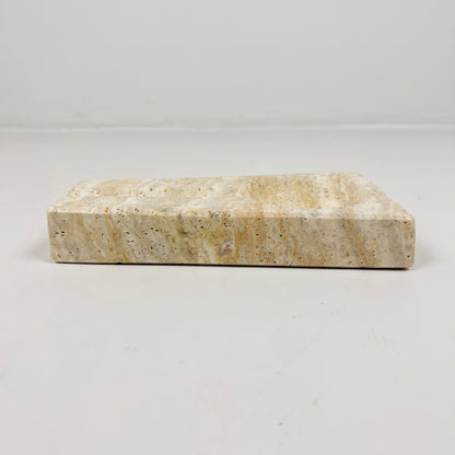 Minimal Marble Ash Tray - Travertine