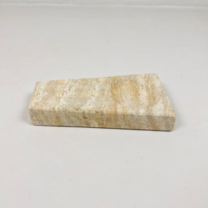 Minimal Marble Ash Tray - Travertine