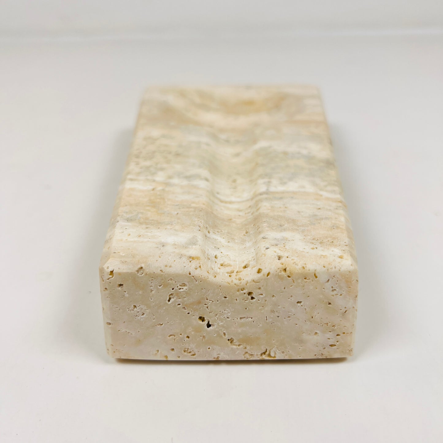 Minimal Marble Ash Tray - Travertine