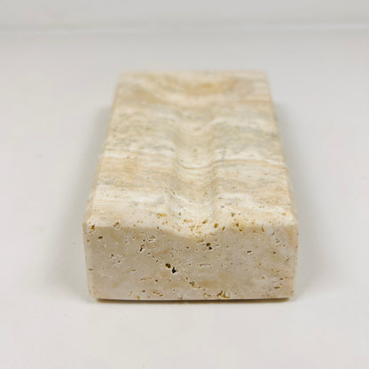 Minimal Marble Ash Tray - Travertine