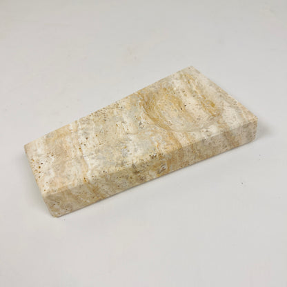 Minimal Marble Ash Tray - Travertine