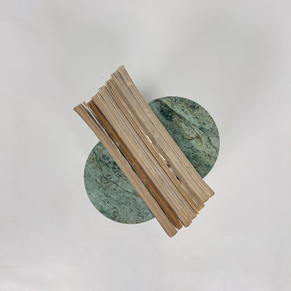 Biconic Bookends Pair - Green