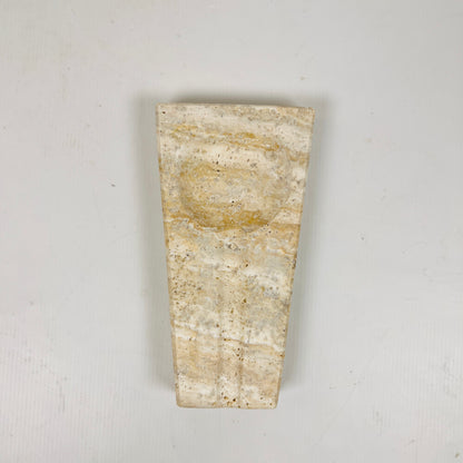 Minimal Marble Ash Tray - Travertine
