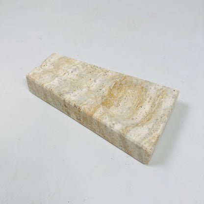 Minimal Marble Ash Tray - Travertine