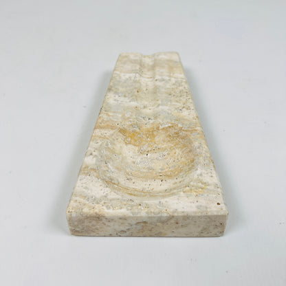 Minimal Marble Ash Tray - Travertine