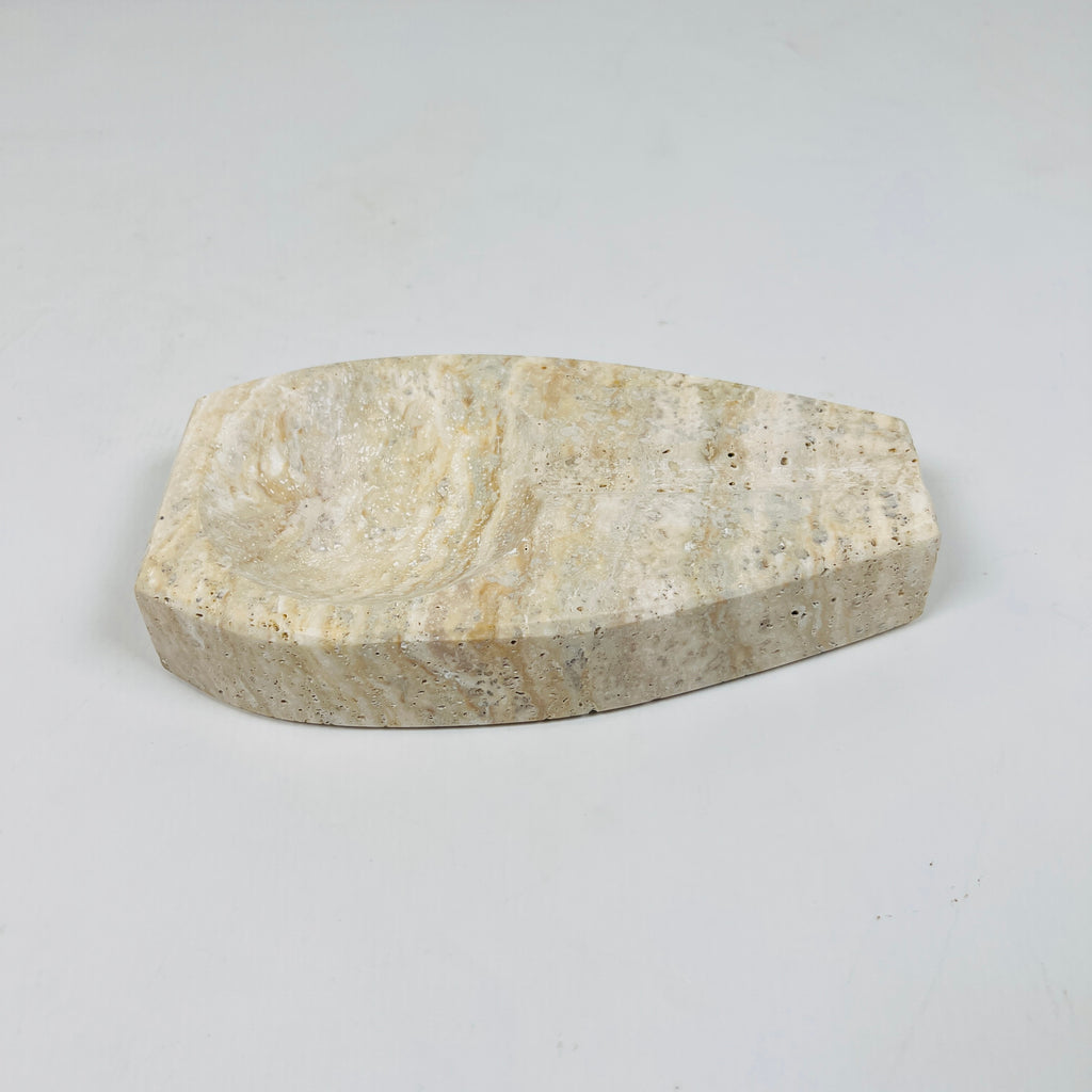 Travertine Lined Ash Tray