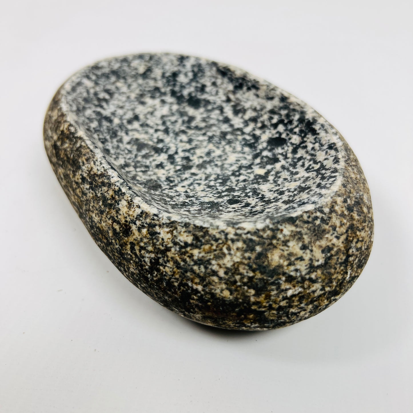 Zebra Spotted Soap Dish - Riverstone