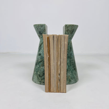 Biconic Bookends Pair - Green