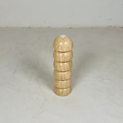 Eline Dome Candle Stand - Travertine