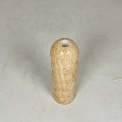 Eline Dome Candle Stand - Travertine