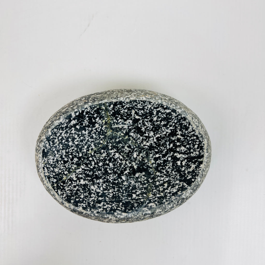 Riverstone Smoky Spotted Soap Dish