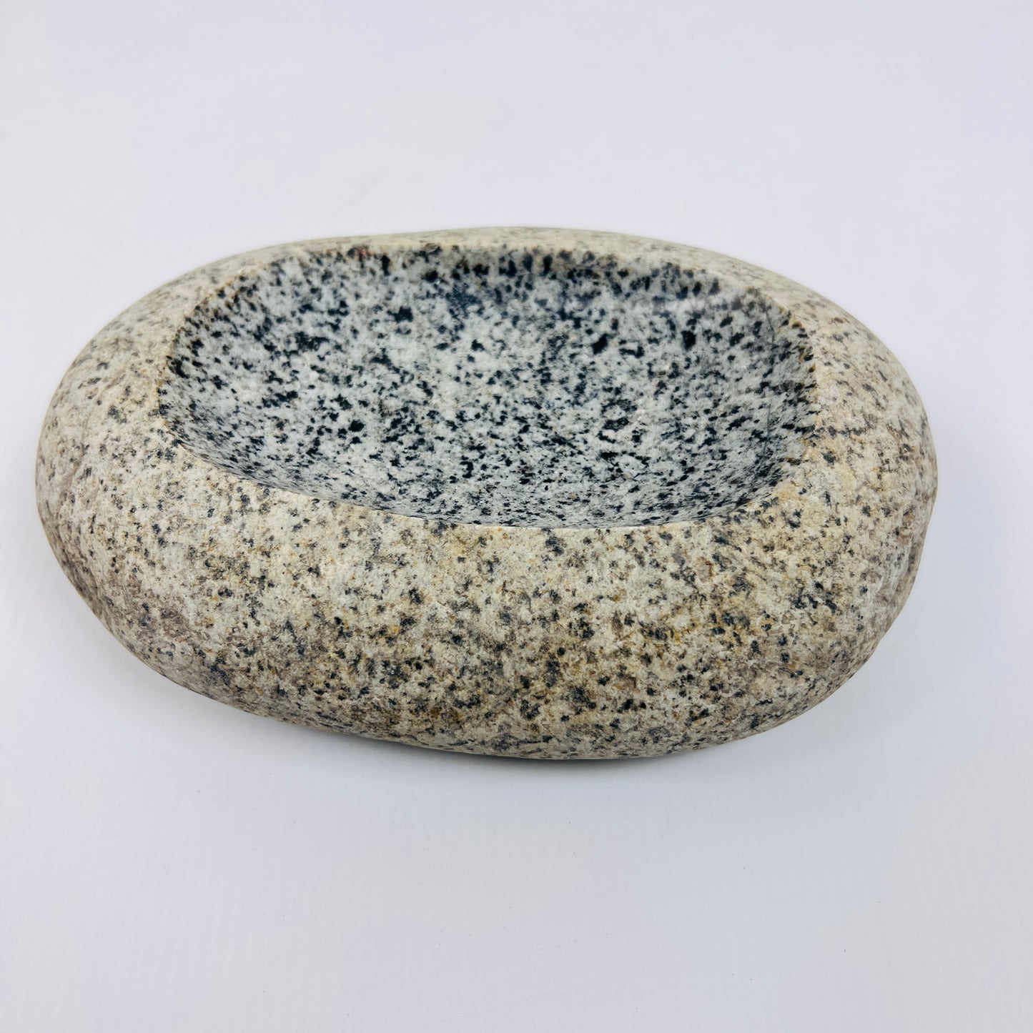 Foggy Spotted Soap Dish - Riverstone