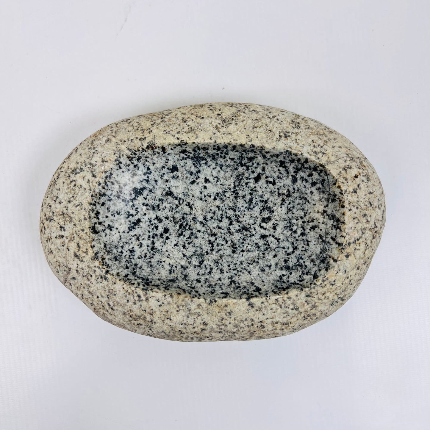 Foggy Spotted Soap Dish - Riverstone