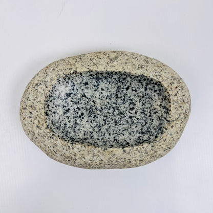 Foggy Spotted Soap Dish - Riverstone