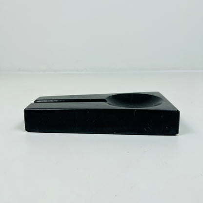 Minimal Marble Ash Tray - Black