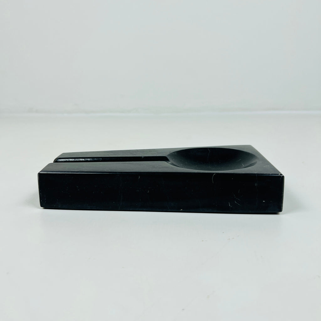 Marble Black Ash Tray