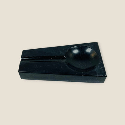 Minimal Marble Ash Tray - Black
